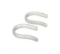 Umbra Twilight Basic Curtain Holdback, Nickel, Set of 2,5 x 4.8 x 2.8 inches
