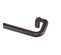 Umbra Twilight ¾” Black Out Window Curtain Rod, 28 to 48”- Wrap Around Adjustable Curtain Rod for Blackout Curtains, Bronze