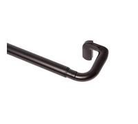 Umbra Twilight Curtain Rod Set - Wrap Around Design Ideal for Blackout or Room Darkening Panels 28 to 48 Inches Dark Bronze