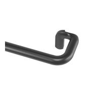 Umbra Twilight Curtain Rod Set - Wrap Around Design Ideal for Blackout or Room Darkening Panels, 30 to 84 Inches, Black