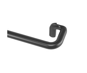 Umbra Twilight Curtain Rod Set - Wrap Around Design Ideal for Blackout or Room Darkening Panels, 66 to 144 Inches, Black