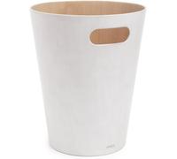 Umbra Woodrow 2-Gallon Modern Wooden Trash Can Wastebasket, Attractive Bin for