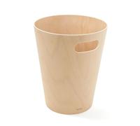Umbra Woodrow 2 Gallon Modern Wooden Trash Can, Wastebasket, Garbage Can or Recycling Bin for Home or Office, Natural