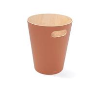 Umbra Woodrow 2 Gallon Modern Wooden Trash Can, Wastebasket, Garbage Can or Recycling Bin for Home or Office, Sierra