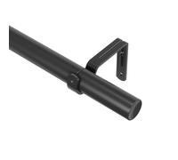 Umbra Zen 1" Expandable Curtain Rod, 32-128", Matte Black