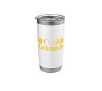 Umbraphile Solar Eclipse Phase Path of Totality Tops & Tees Stainless Steel Insulated Tumbler