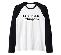 Umbraphile Total Solar Eclipse Path of Totality Tops & Stuff Raglan Baseball Tee