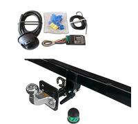 UmbraRimorchi Detachable Flange Towbar+7P Wiring Compatible with Nissan