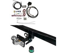 UmbraRimorchi Fixed Flange Towbar+7P Universal Wiring Compatible with Ford