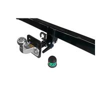 UmbraRimorchi Fixed Flanged Towbar Compatible with Ford RANGER PICK-UP 4WD 2AB, Volkswagen AMAROK PICK-UP