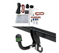 UmbraRimorchi Fixed Swan Neck Towbar+13P Wiring Compatible with Opel