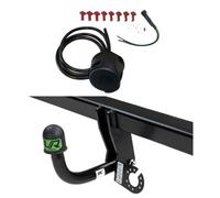 UmbraRimorchi Fixed Swan Neck Towbar+7P Wiring Compatible with BMW