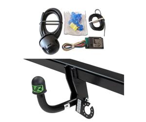 UmbraRimorchi Fixed Swan Neck Towbar+7P Wiring Compatible with Citroën