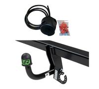 UmbraRimorchi Fixed Swan Towbar + Universal 7 Pin Wiring 12N Compatible With TOYOTA YARIS CROSS HYBRID AWD 2021+