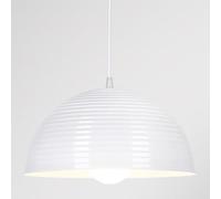 Umbratica 23.6'' Farmhouse V-intage Pendant Lighting Black Light Fixtures Large Dome Chandelier for Kitchen Island Hallway Dining Room Bedroom ,Pendant Lights(White,15.7in)