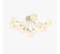 Umbratica Cream Wind Chandelier, Led Flower Ceiling, Living Room Main Light, Modern Bedroom Small Fresh Chandelier, Dining Room Light,Cream,7Heads/Cream/11Heads/Cream/11Heads/Cream/7Heads
