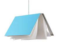 Umbratica E27 Chandelier Book Design Decoration Lamp Metal Creative Shade Aluminum Light Fixture, for Restaurant Bar Coffee Dining Room, Dark, a