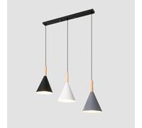 Umbratica Funnel Shaped Pendant Lights, Macaron Dining Room Hanging Lamp, Conical Metal Suspension Lamps, Kitchen Island Lighting Chandelier, E27 Socket, Modern Industrial Drop Lights