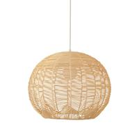 Umbratica Globe Wicker Light Fixture Sphere Woven Wicker Light Kitchen Island Natural Rattan Chandelier Nordic Modern Ceiling Hanging Lamp for Dining Room Farmhouse Bedroom Staircase/Diameter 40Cm
