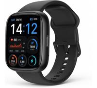 Umbrean Smart Watch with Alexa Built-in, 1.83" HD Display, Bluetooth Calling, Heart Rate Sleep Stress Monitor, 100+ Sport Modes, IP68 Waterproof Fitness Tracker for Android iOS (Black)