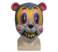 Umbrella Academy Killer Duo Cha Cha Hazel Latex Cosplay Mask Halloween Ball Cosplay Props Mask Horror Headgear for Halloween Carnival Costume Party Props
