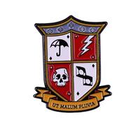 Umbrella Academy Ut Malum Pluvia Crest Emblem Logo School Comic TV Show 1.25" Enamel Pin Badge
