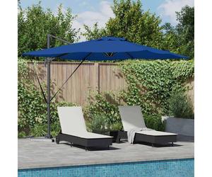 Umbrella Azure Blue 286 x 284 x 270 cm Aluminium and Polyester