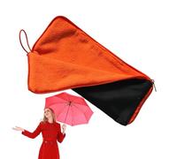 Umbrella Bag - Terry Cloth Carry Pouch With Zip, Water Absorber For Pocket Umbrella, Protection For Vehicle Interior | Umbrella Holder For Handbag