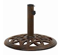 Umbrella Base Outdoor Parasol Stand Garden Umbrella Holder Cast Iron vidaXL