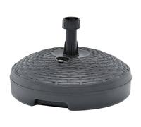 vidaXL Umbrella Base Sand/Water Filled 20 L Brown Plastic Rattan UK HOT