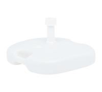 Umbrella Base Sand/Water Filled Plastic 16L White Parasol Stand Holder vidaXL