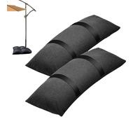 Umbrella Base Weight Bag | 2 Piece Windproof Fillable Side Bag Set | Heavy Duty Sand Bag for Outdoor Furniture | for the Base 'Parasol Garden, Camping, Ten