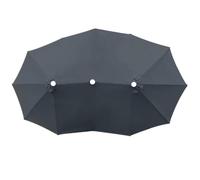 Umbrella Canopy Replacement 12 Ribs 8.86ft Triple Parasol Sun Shade | Umbrella Outdoor Patio Replacement for Beach Patio Lawn Poolside Deck Garden Yard Greenhouse