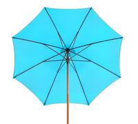 Umbrella Canopy Replacement - Waterproof 8 Rib Cover for Outdoor Shade | 2.5M Sunproof Fabric with Waterproof Polyester Cloth Patio Garden Market Protection Top Tuc