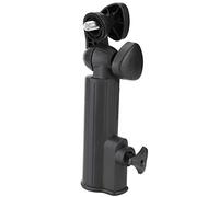 Umbrella Cart-Golf Push Trolley Umbrella Holder Plastic Stand Pull Bike Cart Black Universal