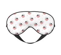 Umbrella cat Sleep Mask, Eye Masks for Sleep Double-Sided, Sleep Masks for Women Men, Blackout Eye Covers for Sleeping, Travel