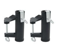 Umbrella Clamps For Balcony 2 Pcs 25-38 Mm Steel