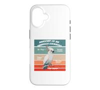 Umbrella Cockatoo anatomy parrot bird floof scream machine Case for iPhone 16