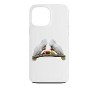 Umbrella Cockatoo Pair Indonesia White Parrot Bird Case for iPhone 13 Pro Max