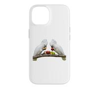 Umbrella Cockatoo Pair Indonesia White Parrot Bird Case for iPhone 14