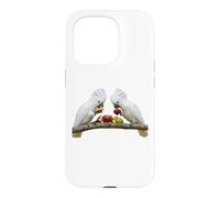 Umbrella Cockatoo Pair Indonesia White Parrot Bird Case for iPhone 15 Pro