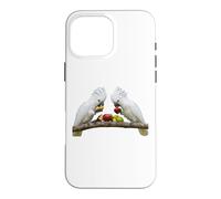 Umbrella Cockatoo Pair Indonesia White Parrot Bird Case for iPhone 16 Pro Max