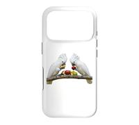 Umbrella Cockatoo Pair Indonesia White Parrot Bird Case for iPhone 17 Pro
