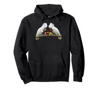 Umbrella Cockatoo Pair Indonesia White Parrot Bird Pullover Hoodie