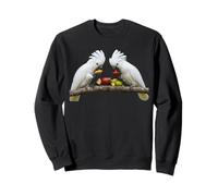 Umbrella Cockatoo Pair Indonesia White Parrot Bird Sweatshirt