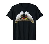 Umbrella Cockatoo Pair Indonesia White Parrot Bird T-Shirt