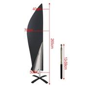 Umbrella Cover-Outdoor Waterproof Garden Offset Banana Parasol for Ideal for Outdoor and Storage with Patio and Umbrella Crafted from Oxford Cloth Glass (265CM(50 * 70 * 40CM))