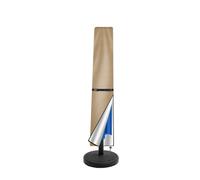 Umbrella Cover Waterproof Fabric With Zip Pole UV Resistant Dustproof For Garden Outdoor Parasol Protection Maximum Protection(Khaki,190CM)