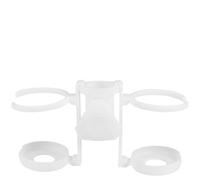 Umbrella Cup Holder White for Beach Patio 2pcs Plastic Garden Pool