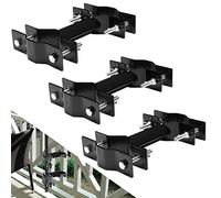 Umbrella Deck Mount, Patio Umbrella Bracket Torch Holder Attaches to Railing, Umbrella Poles Clamp Railing Mount, 3 Pack Black